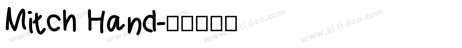 Mitch Hand字体转换